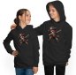Preview: Halloween Hoodie mit Dab tanzendes Piraten Skelett i617